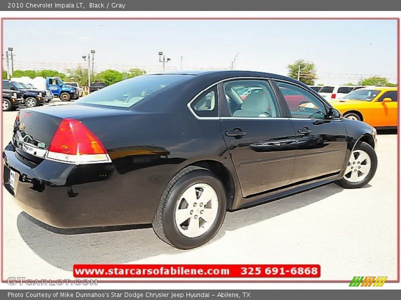 Black / Gray 2010 Chevrolet Impala LT