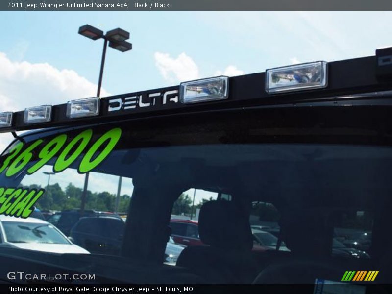 Black / Black 2011 Jeep Wrangler Unlimited Sahara 4x4