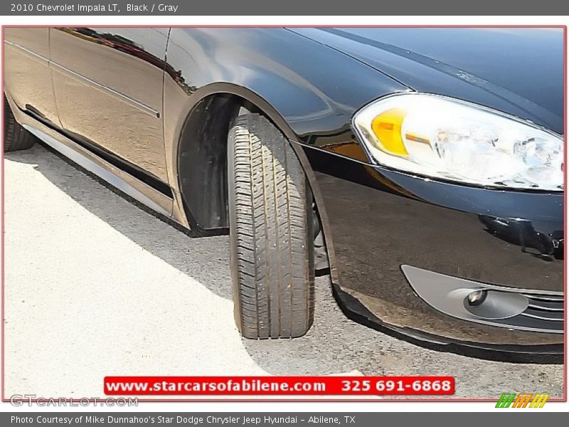 Black / Gray 2010 Chevrolet Impala LT