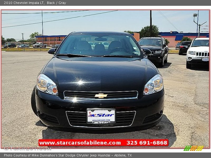 Black / Gray 2010 Chevrolet Impala LT