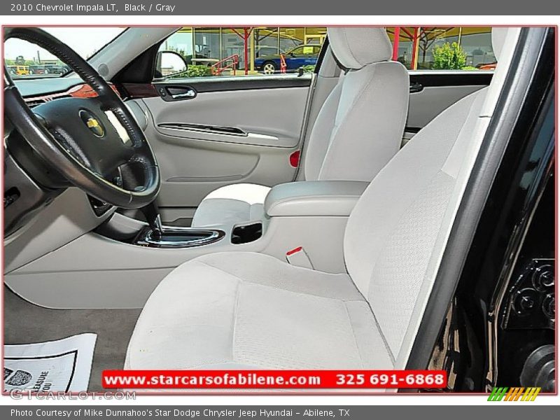 Black / Gray 2010 Chevrolet Impala LT