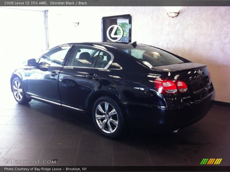Obsidian Black / Black 2008 Lexus GS 350 AWD