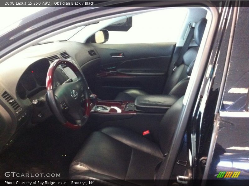 Obsidian Black / Black 2008 Lexus GS 350 AWD