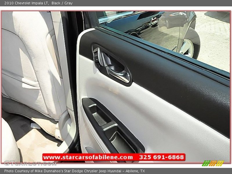 Black / Gray 2010 Chevrolet Impala LT