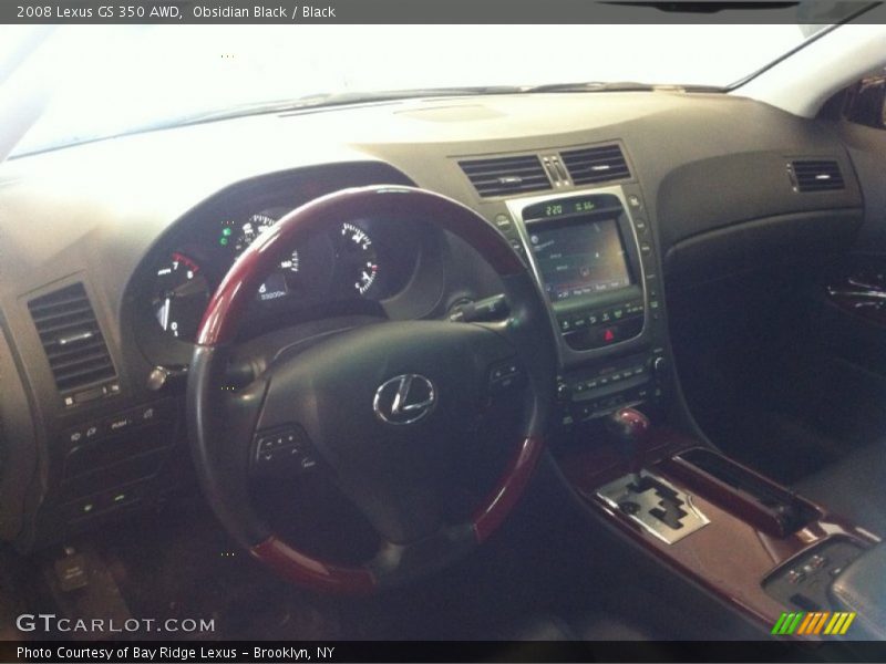 Obsidian Black / Black 2008 Lexus GS 350 AWD