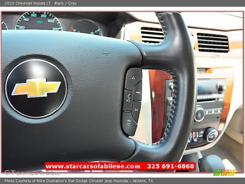 Black / Gray 2010 Chevrolet Impala LT