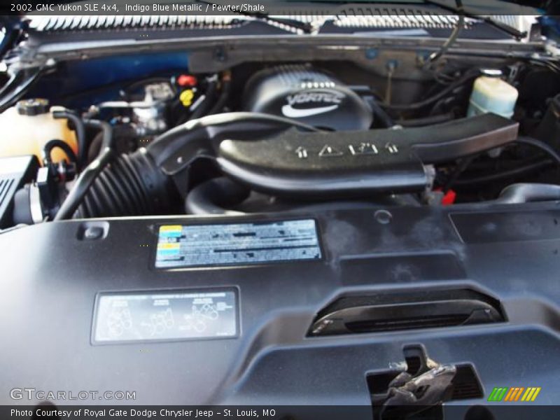 Indigo Blue Metallic / Pewter/Shale 2002 GMC Yukon SLE 4x4