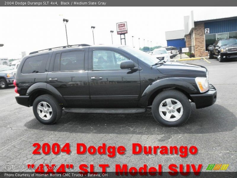 Black / Medium Slate Gray 2004 Dodge Durango SLT 4x4