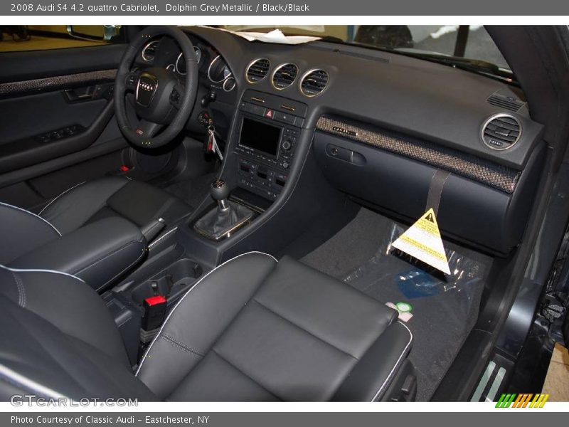 Dolphin Grey Metallic / Black/Black 2008 Audi S4 4.2 quattro Cabriolet