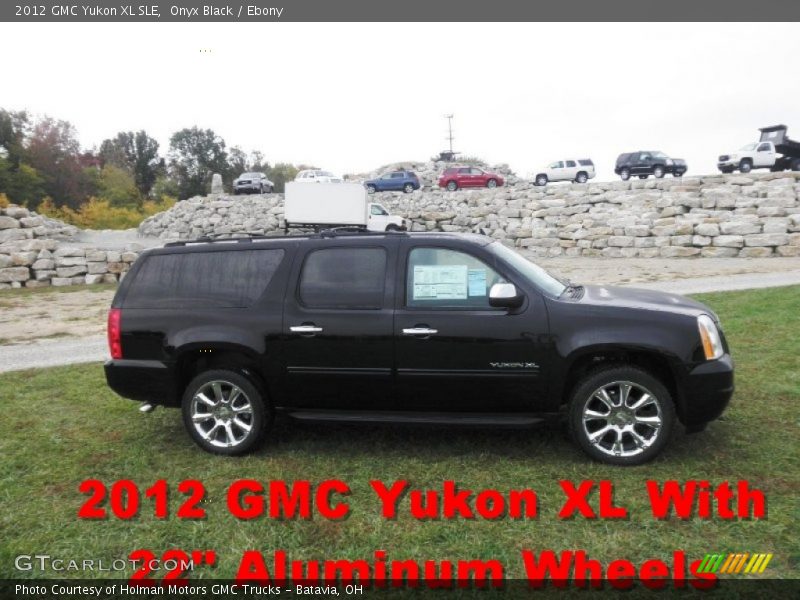 Onyx Black / Ebony 2012 GMC Yukon XL SLE