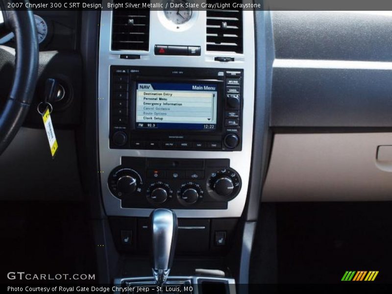 Bright Silver Metallic / Dark Slate Gray/Light Graystone 2007 Chrysler 300 C SRT Design