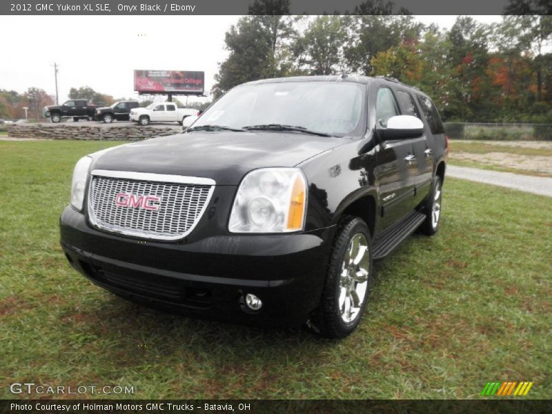 Onyx Black / Ebony 2012 GMC Yukon XL SLE