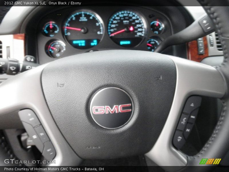 Onyx Black / Ebony 2012 GMC Yukon XL SLE