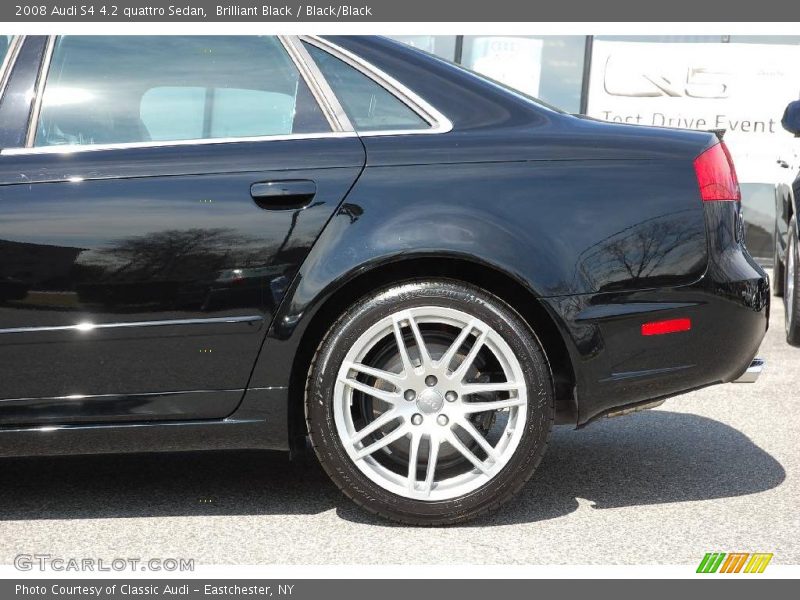 Brilliant Black / Black/Black 2008 Audi S4 4.2 quattro Sedan