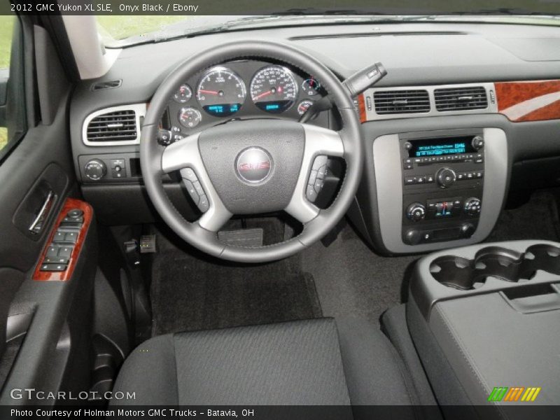 Onyx Black / Ebony 2012 GMC Yukon XL SLE