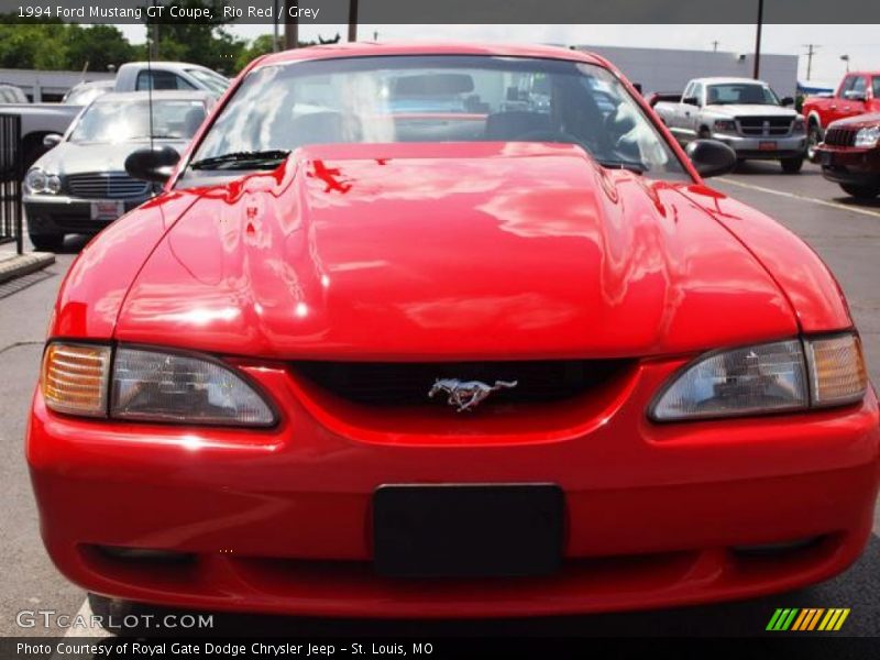 Rio Red / Grey 1994 Ford Mustang GT Coupe