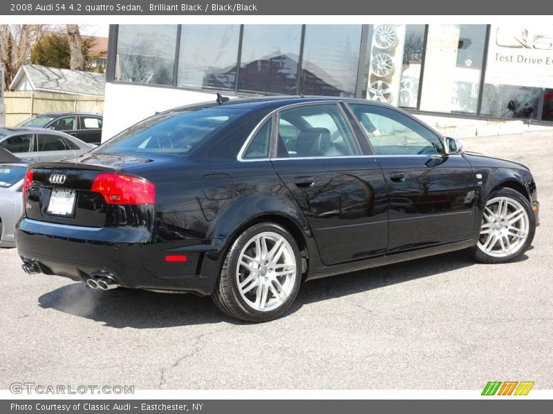 Brilliant Black / Black/Black 2008 Audi S4 4.2 quattro Sedan