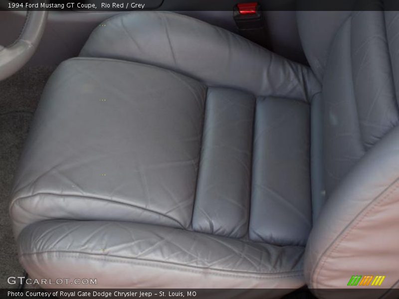 Rio Red / Grey 1994 Ford Mustang GT Coupe