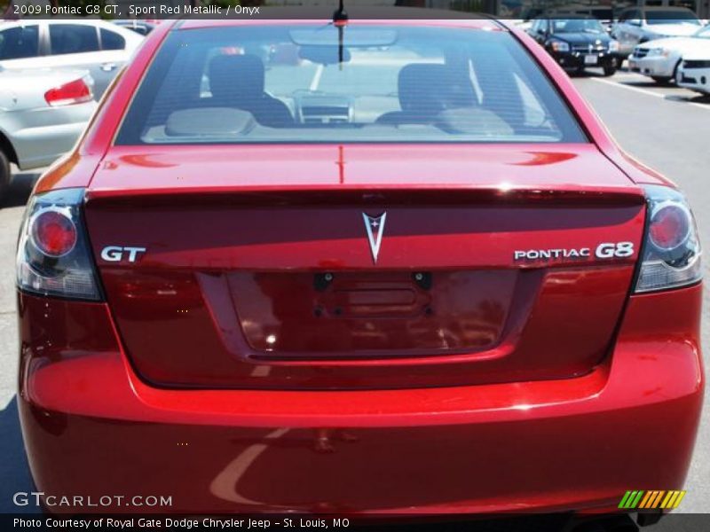 Sport Red Metallic / Onyx 2009 Pontiac G8 GT