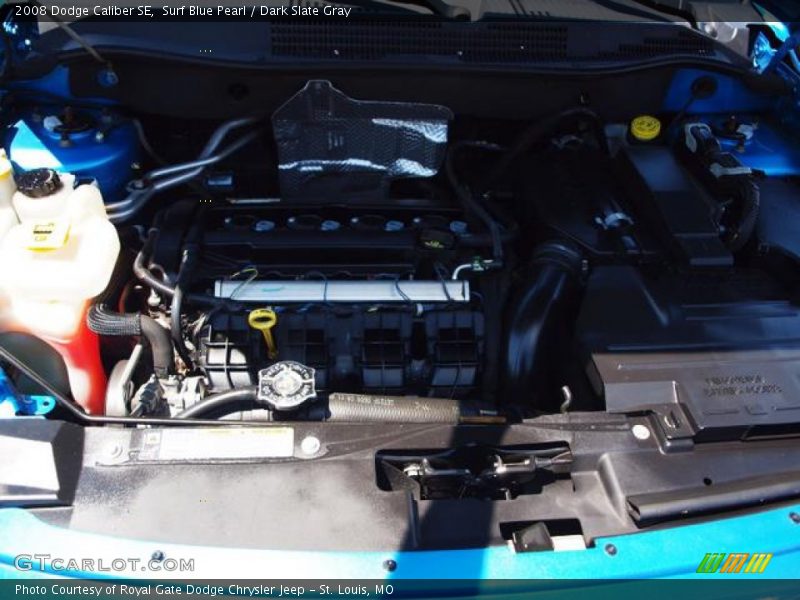 Surf Blue Pearl / Dark Slate Gray 2008 Dodge Caliber SE
