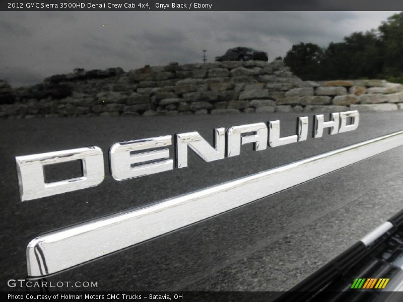 Onyx Black / Ebony 2012 GMC Sierra 3500HD Denali Crew Cab 4x4