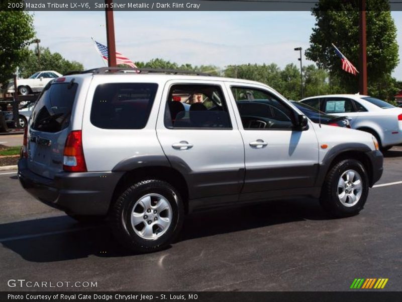 Satin Silver Metallic / Dark Flint Gray 2003 Mazda Tribute LX-V6