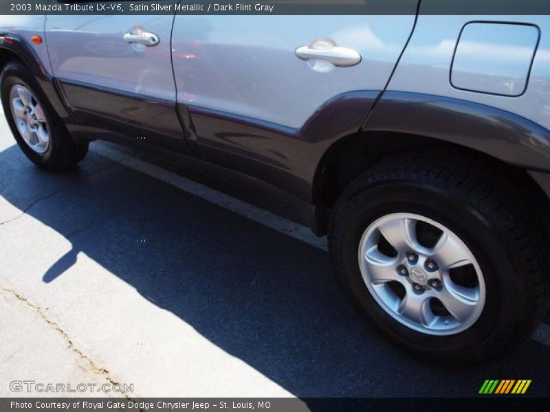 Satin Silver Metallic / Dark Flint Gray 2003 Mazda Tribute LX-V6
