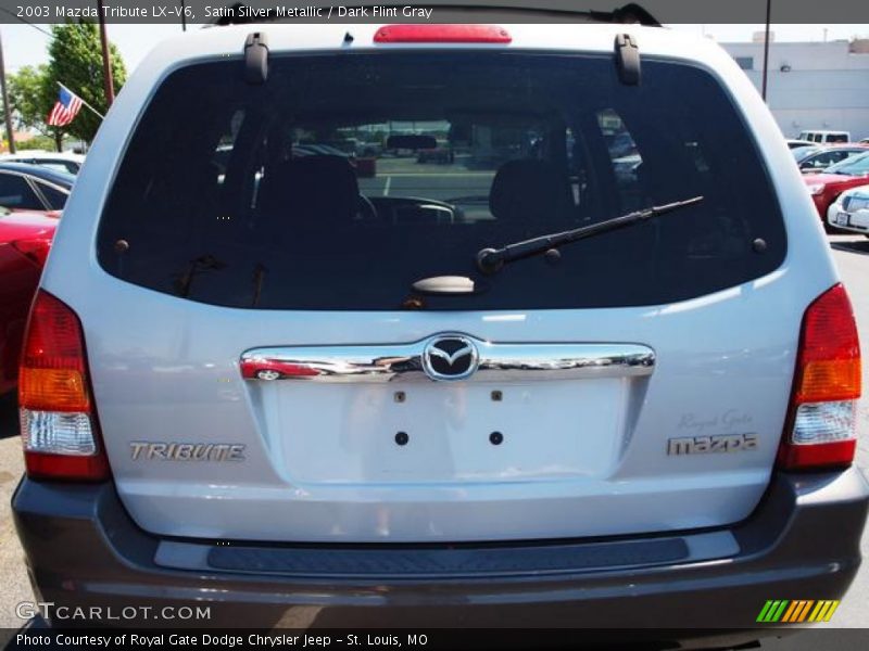 Satin Silver Metallic / Dark Flint Gray 2003 Mazda Tribute LX-V6
