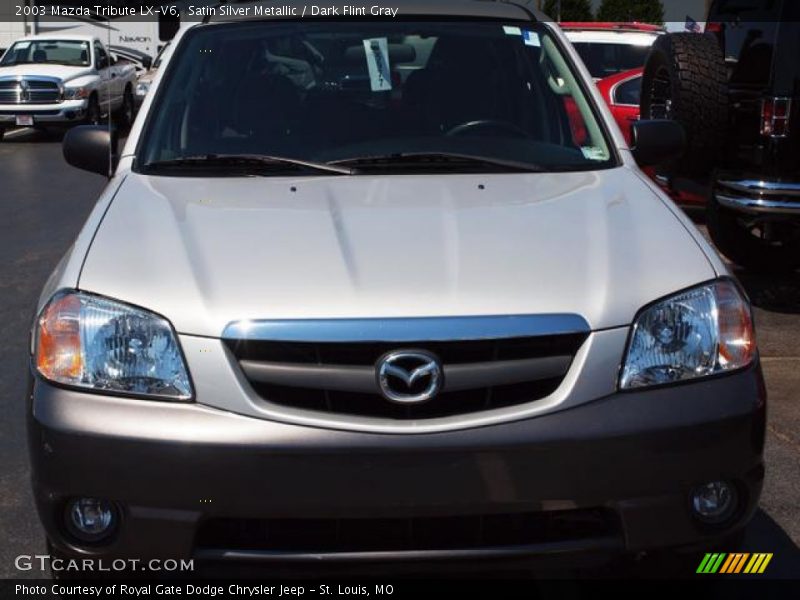 Satin Silver Metallic / Dark Flint Gray 2003 Mazda Tribute LX-V6