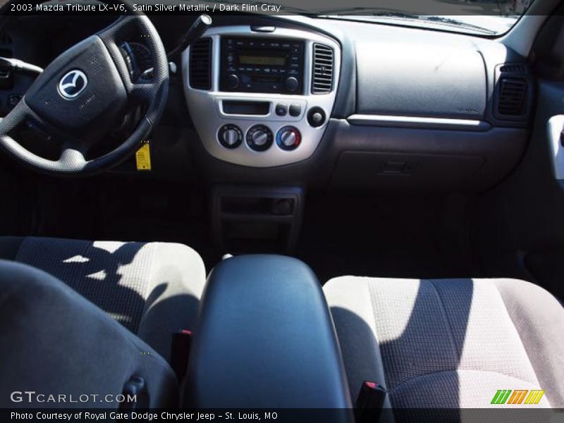 Satin Silver Metallic / Dark Flint Gray 2003 Mazda Tribute LX-V6