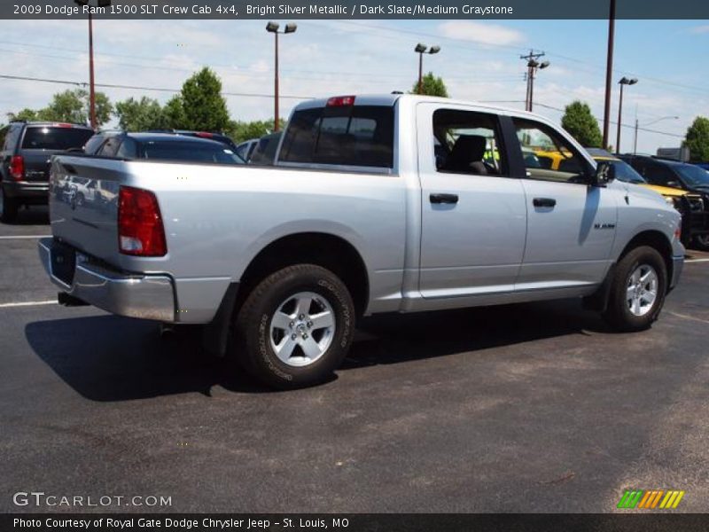 Bright Silver Metallic / Dark Slate/Medium Graystone 2009 Dodge Ram 1500 SLT Crew Cab 4x4
