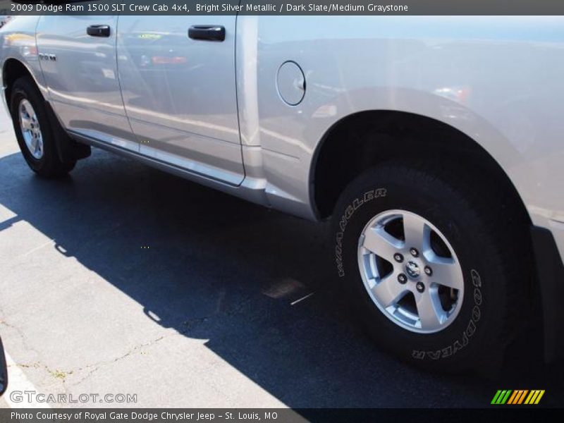 Bright Silver Metallic / Dark Slate/Medium Graystone 2009 Dodge Ram 1500 SLT Crew Cab 4x4