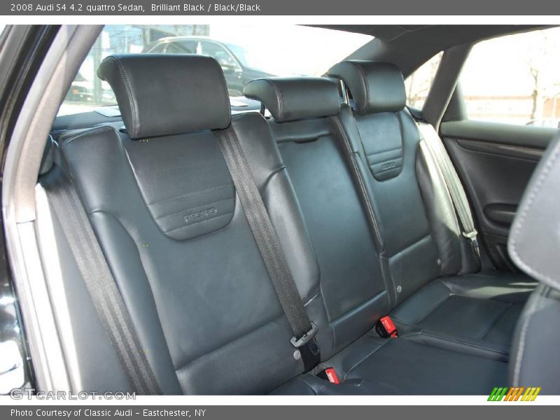 Brilliant Black / Black/Black 2008 Audi S4 4.2 quattro Sedan