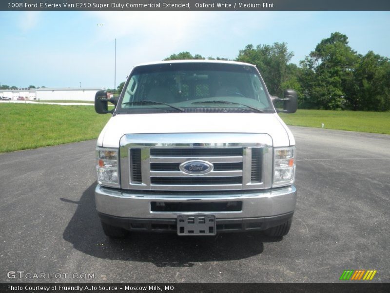 Oxford White / Medium Flint 2008 Ford E Series Van E250 Super Duty Commericial Extended