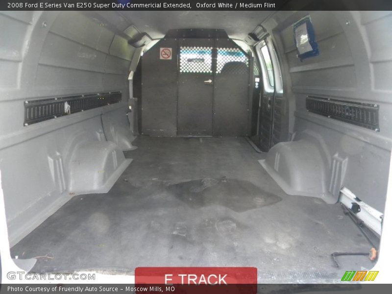 Oxford White / Medium Flint 2008 Ford E Series Van E250 Super Duty Commericial Extended