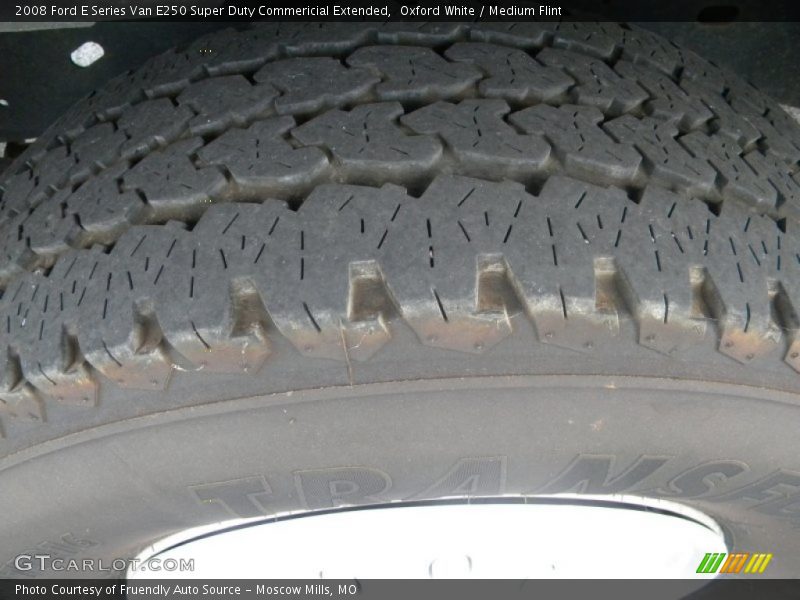 Oxford White / Medium Flint 2008 Ford E Series Van E250 Super Duty Commericial Extended