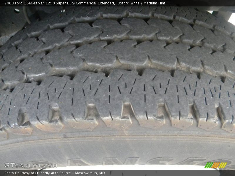 Oxford White / Medium Flint 2008 Ford E Series Van E250 Super Duty Commericial Extended