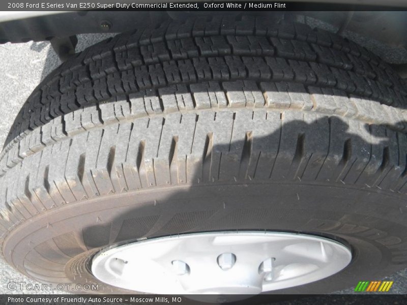 Oxford White / Medium Flint 2008 Ford E Series Van E250 Super Duty Commericial Extended