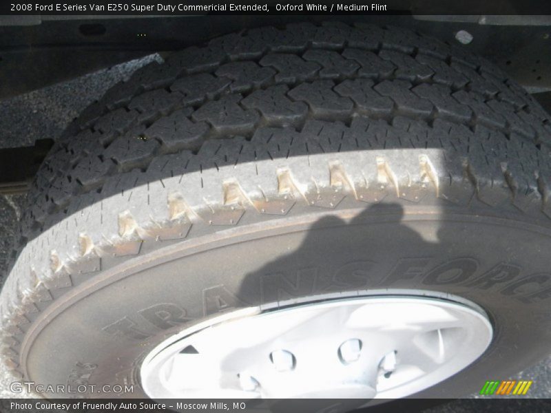 Oxford White / Medium Flint 2008 Ford E Series Van E250 Super Duty Commericial Extended