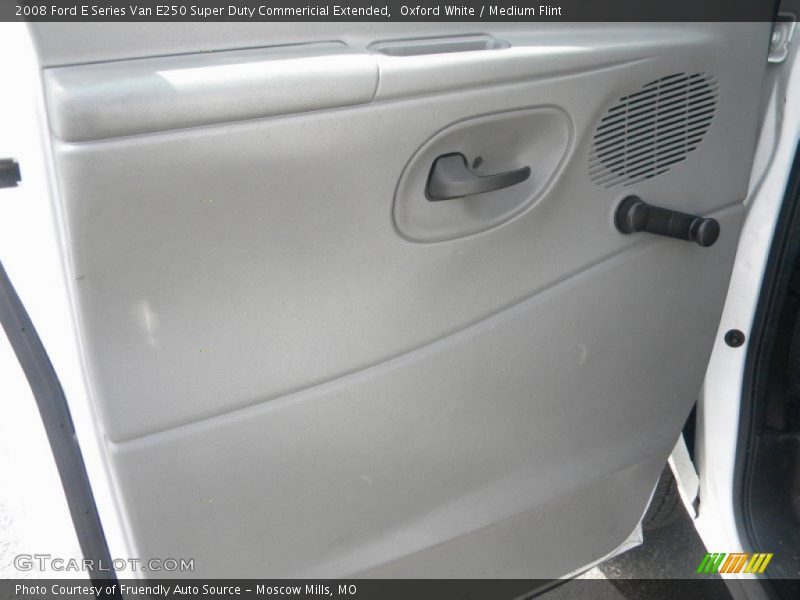 Oxford White / Medium Flint 2008 Ford E Series Van E250 Super Duty Commericial Extended