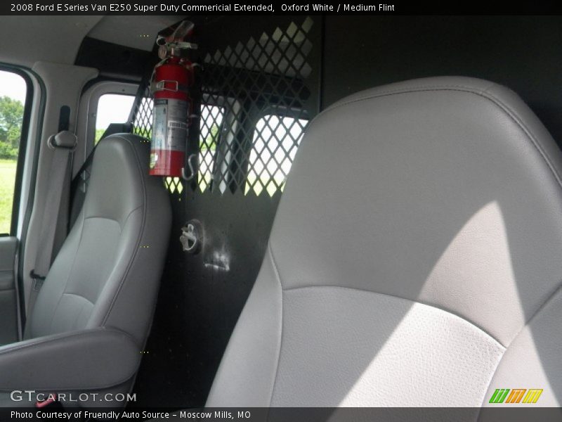 Oxford White / Medium Flint 2008 Ford E Series Van E250 Super Duty Commericial Extended