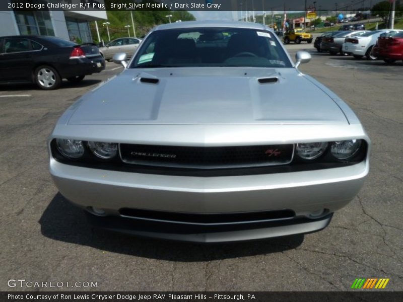 Bright Silver Metallic / Dark Slate Gray 2012 Dodge Challenger R/T Plus