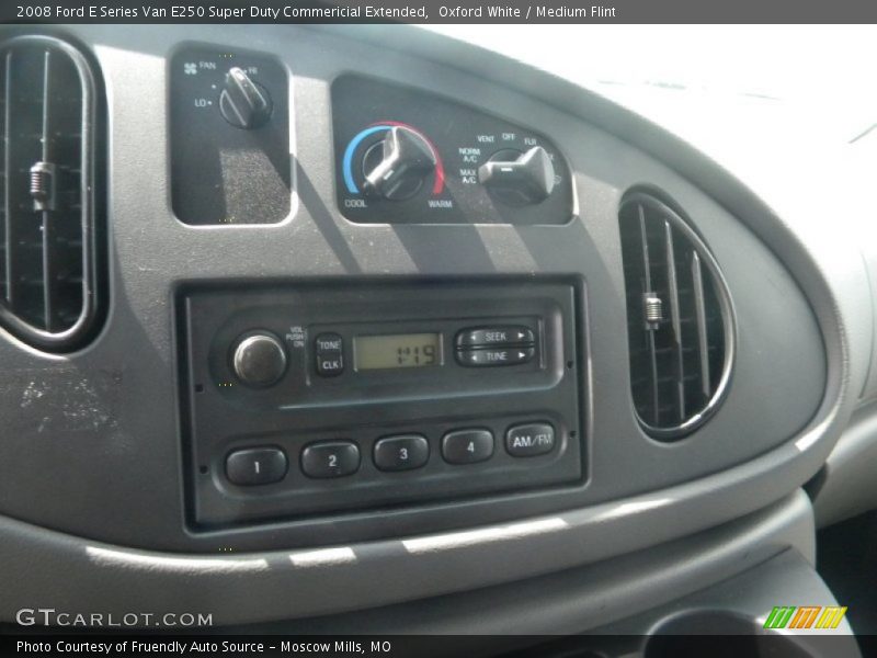 Oxford White / Medium Flint 2008 Ford E Series Van E250 Super Duty Commericial Extended