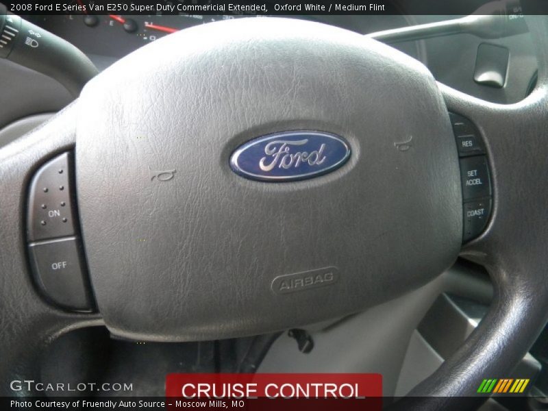 Oxford White / Medium Flint 2008 Ford E Series Van E250 Super Duty Commericial Extended