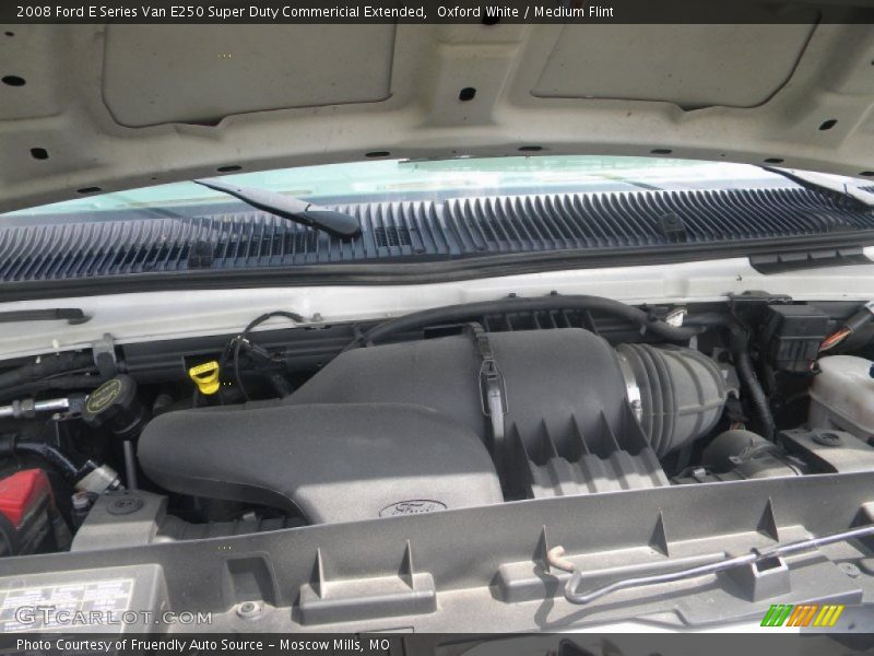 Oxford White / Medium Flint 2008 Ford E Series Van E250 Super Duty Commericial Extended