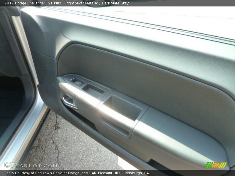 Bright Silver Metallic / Dark Slate Gray 2012 Dodge Challenger R/T Plus