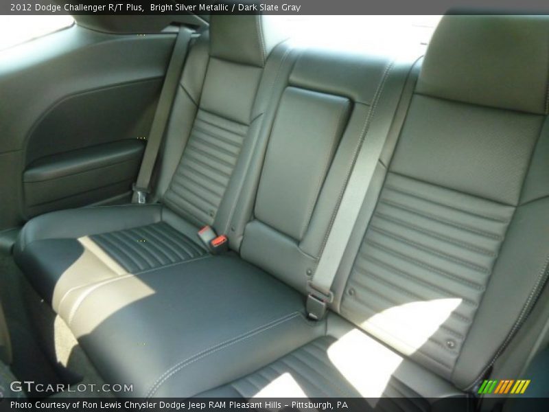 Bright Silver Metallic / Dark Slate Gray 2012 Dodge Challenger R/T Plus