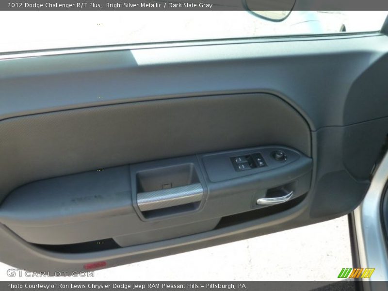 Bright Silver Metallic / Dark Slate Gray 2012 Dodge Challenger R/T Plus