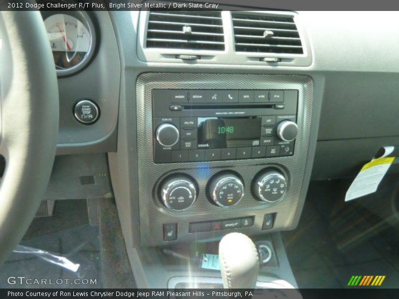 Bright Silver Metallic / Dark Slate Gray 2012 Dodge Challenger R/T Plus