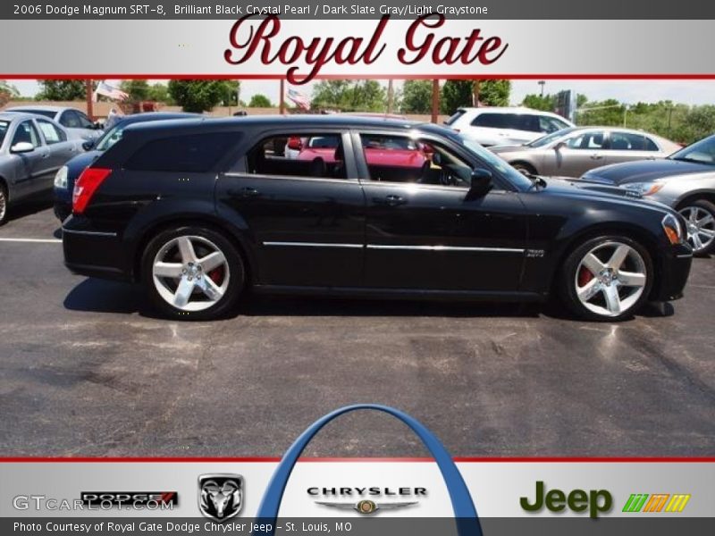 Brilliant Black Crystal Pearl / Dark Slate Gray/Light Graystone 2006 Dodge Magnum SRT-8